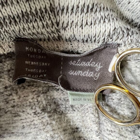 Anthropologie Saturday Sunday Womens Sz XS Cowl Neck Pullover Sweater Sweatshirt - Picture 5 of 8